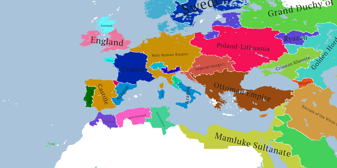 1914 World Map Province Paint Preview